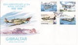 GIBRALTAR 1998 AVIOANE FDC