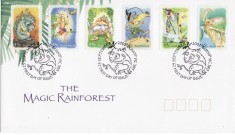 AUSTRALIA 2002 BASME,LEGENDE - MAGIC RAINFOREST FDC foto