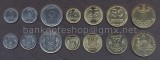 UCRAINA █ SET COMPLET DE MONEDE █ 1+2+5+10+25+50 Kopeek +1 Hryvnia 2009-2014 UNC, Europa