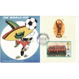 GRENADINES ST VINCENT 1986 CAMPIONATUL MONDIAL DE FOTBAL FDC
