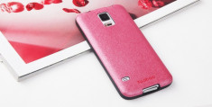 Husa Samsung Galaxy S5 TPU Red + Folie Protectie by Yoobao Originala foto