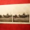 Fotografie stereoscopica -Carute cu marfa in Rotterdam -Olanda inc.sec.XX