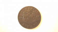 Moneda 2 Bani 1880 foto
