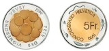 ELVETIA MONEDE COMEMORATIV 5 Franken 1999 KM-86 WINE FESTIVAL UNC, Europa