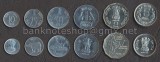 INDIA █ SET COMPLET DE MONEDE █ 10, 25, 50 Paise, 1, 2, 5 Rupees 1996-2001 █ UNC