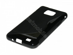 HUSA SAMSUNG GALAXY S2 I9100 S PLUS I9105 SILICON NEGRU foto