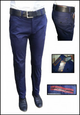 Pantaloni Zara MAN bleumarin office nunta petrecere model 2014 editie limitata foto