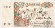 ALGERIA ? bancnota ? 200 Dinars ? 1992 ? P-138 (2) ? UNC ? necirculata foto