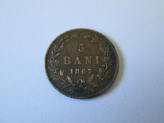 5 BANI 1867 foto