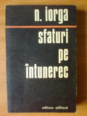 c Nicolae Iorga - Sfaturi pe intunerec foto