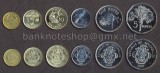 SEYCHELLES █ SET COMPLET DE MONEDE █ 1+5+10+25 Cents +1+5 Rupees █ 2004-2007 UNC