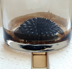 lichid ferofluid pentru experiminte camp magnetic folosit cu magneti puternici neodim foto