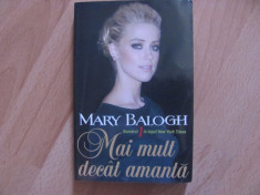 MAI MULT DECAT AMANTA-MARY BALOGH-historical romance foto