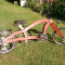 Bicicleta cruiser chopper, cadrul din lemn, model UNICAT