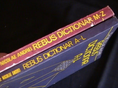 REBUS DICTIONAR-DR. NICOLAE ANDREI-2 VOL- foto