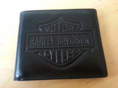 Portofel Harley Davidson, piele veritabila foto