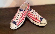 Tenisi CONVERSE all star drapel/steag america sua tenisi foto