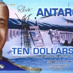 ANTARCTICA █ bancnota █ 10 Dollars █ 2009 █ UNC █ necirculata █ polymer