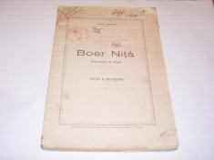 LAZAR POPESCU - BOER NITA ~ drama in 3 acte ~ Ed. veche foto