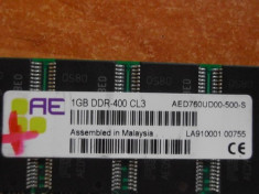 MEMORIE DESKTOP DDR1 400 1GB RAM AENEON AED76UD00-500-P foto