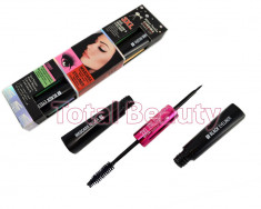 Rimel 2 in 1 rezistent la transfer- mascara pentru volum + Eyeliner lichid negru foto