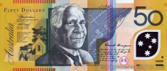 AUSTRALIA ? bancnota ? 50 Dollars ? 2008 ? P-60f ? UNC ? necirculata ? polymer foto