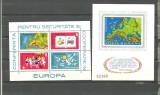 ROMANIA 1975 - CONFERINTA EUROPEANA HELSINKI, bloc DT si colita NDT, F101, Nestampilat