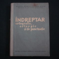 INDREPTAR ORTOGRAFIC, ORTOEPIC SI DE PUNCTUATIE {1959}