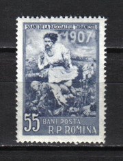 RRR RASCOALELE TARANESTI DE LA 1907 LP. 426 MNH LUX foto