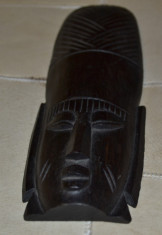 STATUETA AFRICANA abanos / Sculptura africana abanos / Masca africana abanos foto
