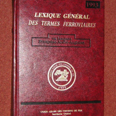 Dictionar de termeni feroviari (francez-arab-englez)