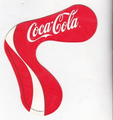 Bumerang cu magnet Coca Cola foto