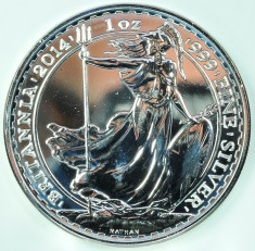 ticuzz - Anglia Marea Britanie 2 Pounds 2014 UNCIE OZ - moneda de Argint pur 31.1gr foto