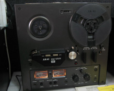 Magnetofon AKAI GX-215D autorevers stare foarte buna, pe negru, poze reale! foto
