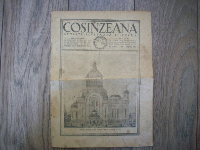 Revista Clujeana,COSINZEANA,din 1922.Reducere! foto