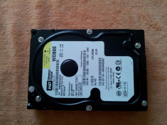 HARD DISK WESTERN DIGITAL WD800 CAVIAR 80 GB IMPECABIL TESTAT FARA BADURI foto