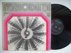 Disc vinil ( vinyl , pick-up ) MELODII &amp;#039;81 - Concurs de muzica usoara romaneasca (selectiuni 1 - 29 ianuarie 1982) (ST - EDE 02030) foto