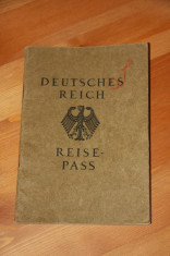 Permis german, Reise-Pass, perioada interbelica. foto