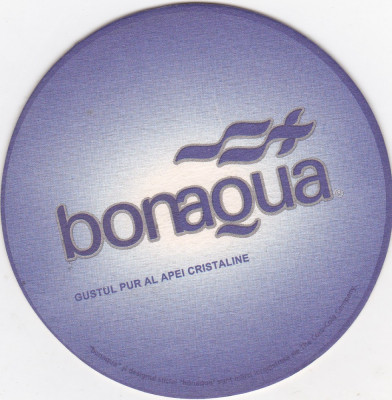 Suport de pahar / Biscuite BONAQUA foto