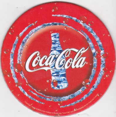 Suport de pahar / Biscuite COCA COLA foto