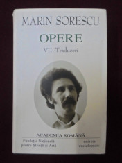 Marin Sorescu - Opere 7. Traduceri - 181450 foto