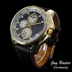 Ceas Barbatesc Jay Baxter Germany Gold Look | Ceasuri Noi Originale | Factura, Garantie 12 Luni! foto