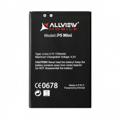 BATERIE ALLVIEW P5 MINI ORIGINAL NOU MODEL LI-ION 3.7V 1700mAh ACUMULATOR TELEFON MOBIL ORIGINAL+ FOLIE DISPLAY + LIVRARE GRATUITA foto