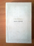 P Eminescu - Proza Literara, 1964, Alta editura