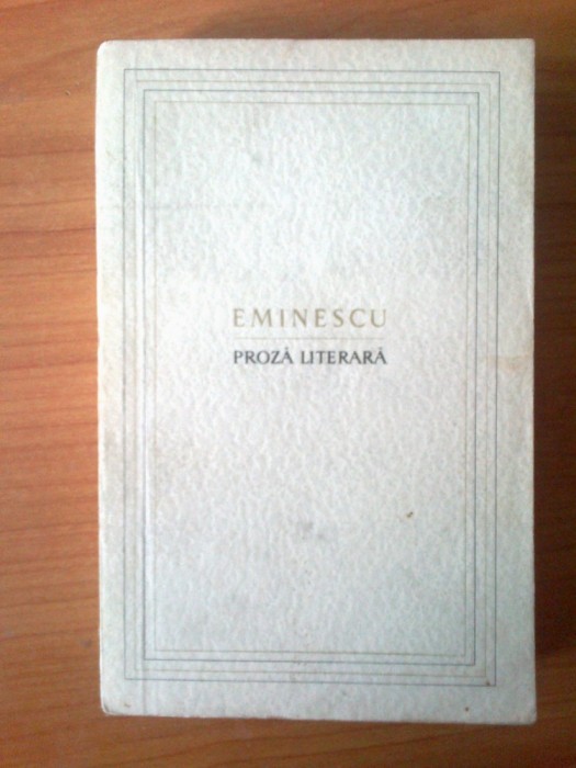 p Eminescu - Proza Literara