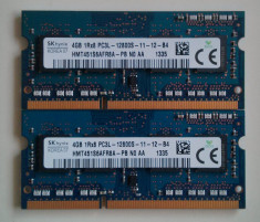 Memorie LAPTOP Hynix DDR3 8GB (4GBx2) PC3-pc12800 foto