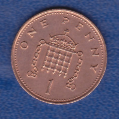 Marea Britanie 1 penny 1986 foto
