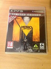 JOC PS3 METRO LAST LIGHT LIMITED EDITION ORIGINAL / STOC REAL / by DARK WADDER foto