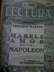 Lectura. Floarea Literaturilor Straine, No. 105, ed. &amp;quot;Adeverul&amp;quot; S. A., Bucuresti foto