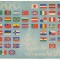 59 - FLAGS ( Romanian Flag ) Olimpic Games Berlin 1936 - old postcard - unused